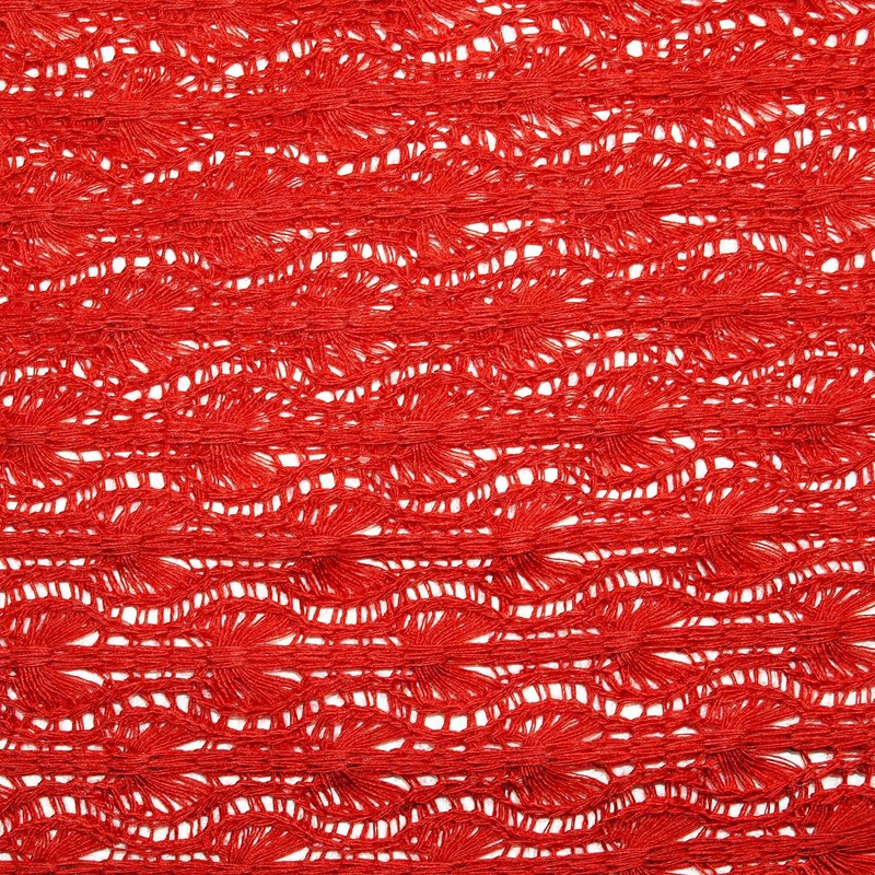 TrendsBlue Premium Solid Color Knit Infinity Circle Scarf, Red