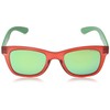 Police S1944 50z75v Wayfarer Sunglasses, Red,Green & Blue Mirrored, 50