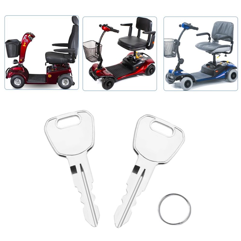 Replacement Keys Compatible for Shoprider Mobility Scooters Cutie L, Dasher