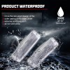 JDMTECH Clear Front Parking Turn Signal Light Housings Kit For