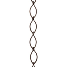 RCH Hardware CH-04-BRZ Brass Chandelier Chain, Bronze (1 Foot)