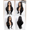 Noble Straight Layered Wig Long Deep Part Lace Front Wigs