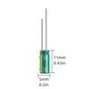 JCCON 10-Pack 50V 2.2uF Premium Quality Low ESR Electrolytic Capacitors