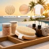 Cepillos Manual Corporal Chico Exfoliante Y Doble Cara Mango Removible