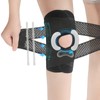 CAIJ Black Professional Knee Support with Patella Gel Pad and