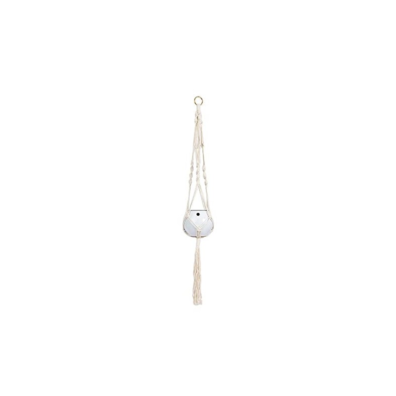 rePotme Hanging Planter - Marcrame Plant Hanger and Self Watering
