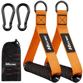 Cable Handles Gym Equipment, Heavy Duty Resistance Band Handles, Replacement Exercise Handles for Cable Machine, Pulley System, Strength Trainer, Pull Down Workout, Home Gym Cable Attachments