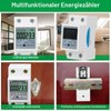 DEWIN Electricity Meter, DIN Rail, Digital Electricity Meter, 1 Phase