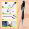 Enhon 43 Pcs Carpenter Pencils Set, Construction Pencils with Sharpener