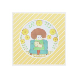 Sun-Star Stationery Mizutama Memo Square Yellow S2846888