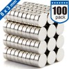 DIYMAG Small Refrigerator Magnets, 100Pcs Tiny Magnets Round Magnets for
