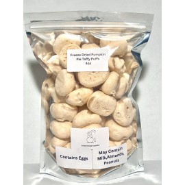 Sweets Freeze Dried Pumpkin Pie Taffy Puffs *Pick Bag Size* Made Fresh To Order - 2oz