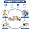 SAE & Metric Rivet Nut Kits, JROUTH 812pcs Carbon Steel