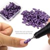 Oiieco 100Pcs 3mm Mini Sanding Bands for Nail Drill, 180