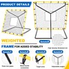 JellyArch Volleyball Rebounder Net 4 x 4.33 ft Adjustable Baseball