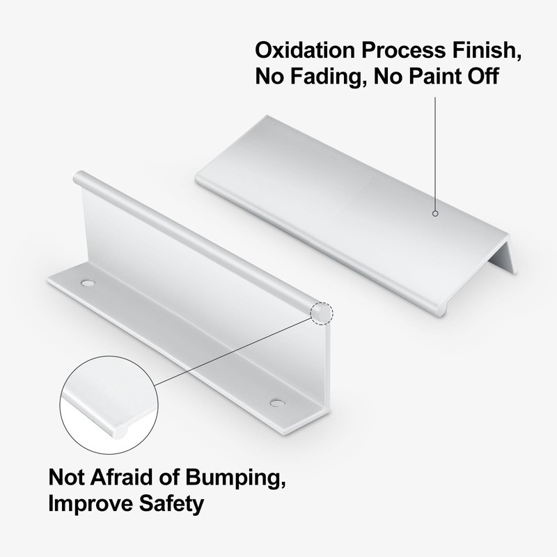 Peaha 10 Pack Kitchen Cabinet Handles 3 inch White Pulls