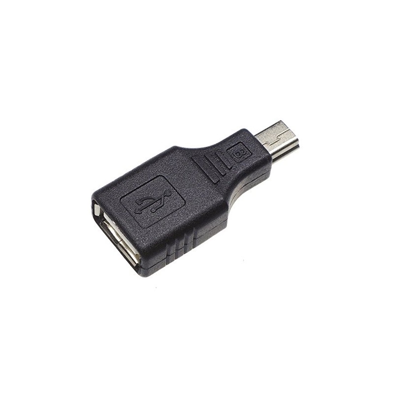 KAUMO USB Conversion Connector (A Female/Mini-B Male OTG Smart Type)