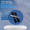 1 Pair of Replacement Patio Door Handle Lever Set 7mm