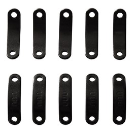 Sanyu Sangyo UUU Rope Slider for 0.1 inch (3 mm), 10 Pieces, Black Plated