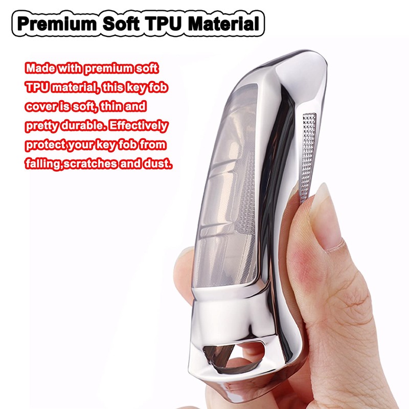 Key Fob Cover for Ram 1500 Full Protection Soft TPU