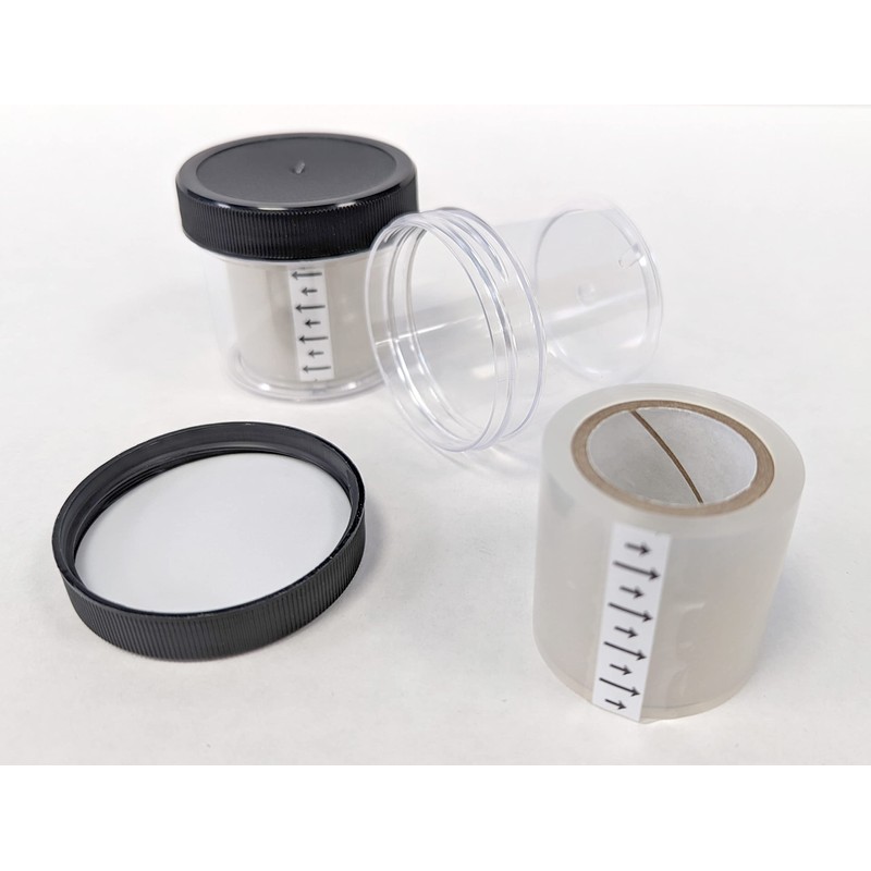 Crime Scene Clear Fingerprint Lifting Tape 1.5 inch (2 Pack)