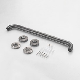 Grab Bar Handle for Bathroom Toilet Bathtubs and Showers (Gunmetal)