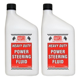 HAPCO - 1 Quart Heavy Duty Power Steering Fluid - HIGH PERFORMANCE - 2 PACK