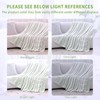 PLEASANT BOULEVARD | Fuzzy Throw Blanket Double-Sided Design Checkered Striped