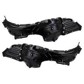 TRQ Front Inner Fender Liner Set Compatible with 2020-2022 Toyota Corolla TO1248232 TO1249232