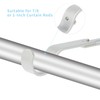 Heavy Duty Adjustable Curtain Rod Brackets,3 Pcs Premium Rod Brackets