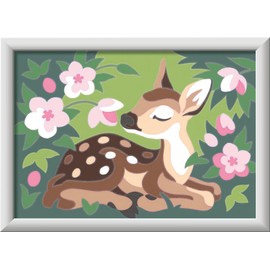 Ravensburger CreArt Paint by Numbers Kit Flower for Kids and Adults Ages 7 and up, Craft Kit for Kids, Green