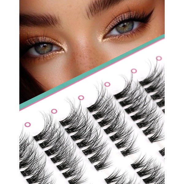 Lash Clusters Eyelash Extension Pre-styled Natural Lashes Clusters C Curl