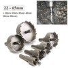 HSS Hole Saw Set, 4EVERHOPE 6 Pcs/Set Tooth Cutter Drill