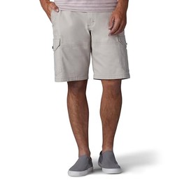 Lee Men's Extreme Motion Swope Cargo Short, Stone, 42