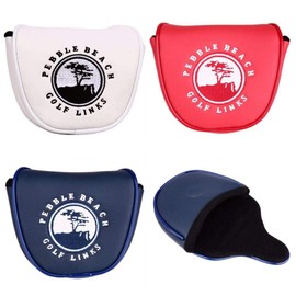 Odyssey 2 Ball Mallet Magnetic Putter Cover Head Cover Navy White Red (White)