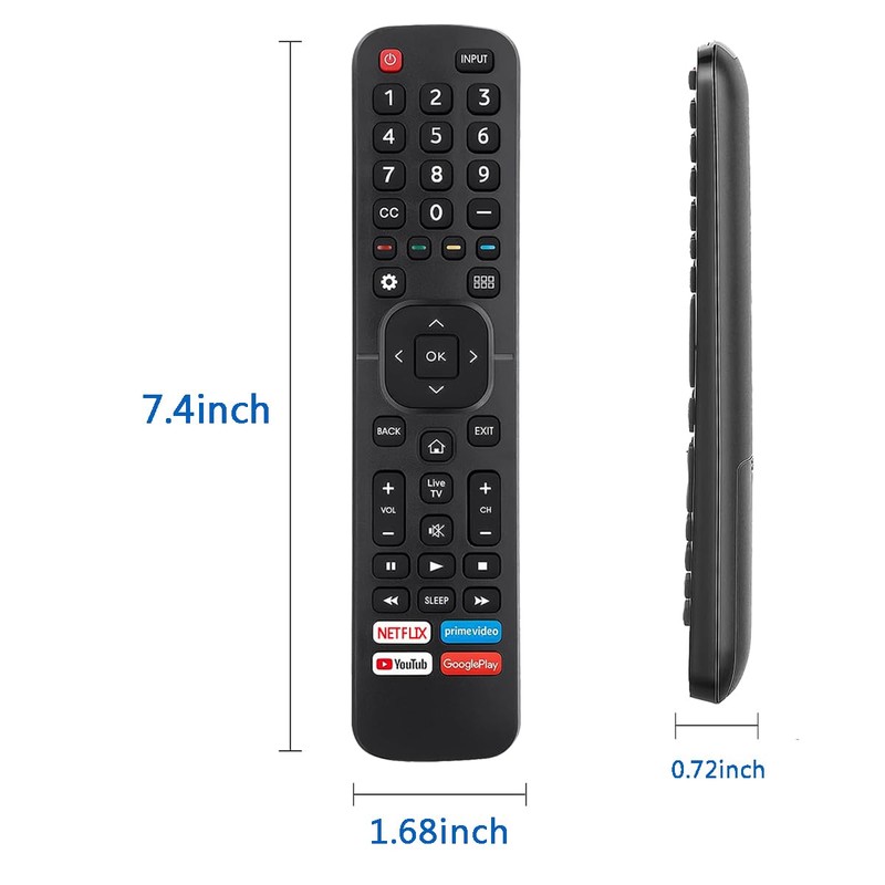 Universal Remote Control Replacement for All Hisense TV Remote, EN2A27