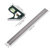 Combination Square Stainless Steel Adjustable 45/90 Degree Combination Angle Multifunctional