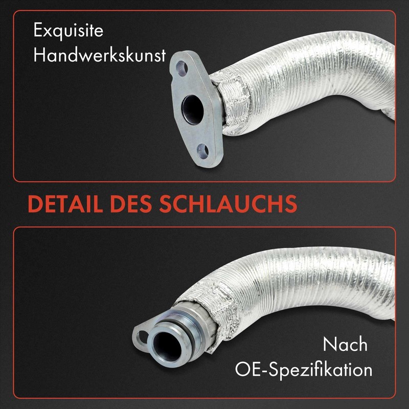 Frankberg 1 x Oil Line Turbocharger 2.0 L Compatible with