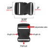 2 Inch Thick Military Grade Black Plastic Buckles - Quick