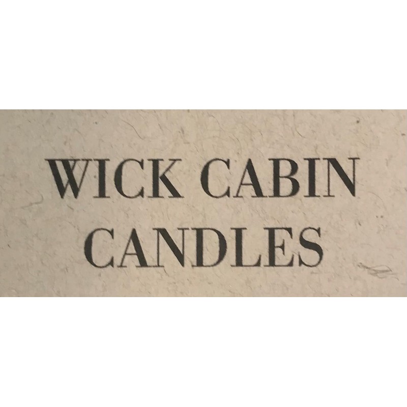Wick Cabin Candles Fresh Bamboo Long Lasting - Rustic Style