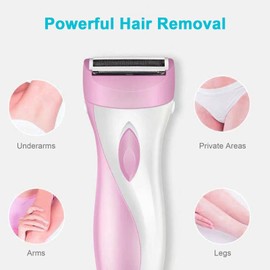 Electric Shaver Private Hair Trimming Armpit Hair Leg Hair Lip Hair Ladies Shaving Epilator Blade Washable Wet & Dry Use