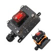 SIGANDG IP68 Waterproof Inline Switch Rocker Switch Cable Switch 12V