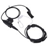 7.1mm Throat Mic Earpiece Retractable Walkie Talkie Headset with U94