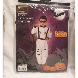 Dress Up America Astronaut Costume Kids 7/9 years White Space Suit NASA - Astronaut Suit Only New