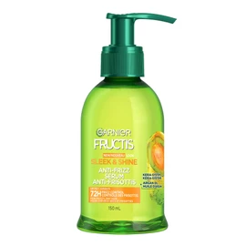 Garnier Fructis Sleek & Shine Anti-Frizz Serum, For Frizzy, Dry Hair, Instant Sleek, with Argan Oil, 150 mL