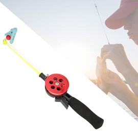 2 Fishing Rods, Mini Portable Rod and Reel Combo, Ice Hole Fishing Crab Kids Fishing, Shrimp Fishing