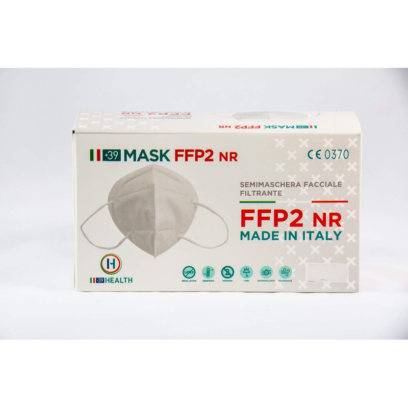 +39MASK - Pack of 15 FFP2 Masks, Certified CE0370, Individually