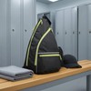 Toolzia Pickleball Sling Backpack Crossbody Sports Bag with Paddle Holder