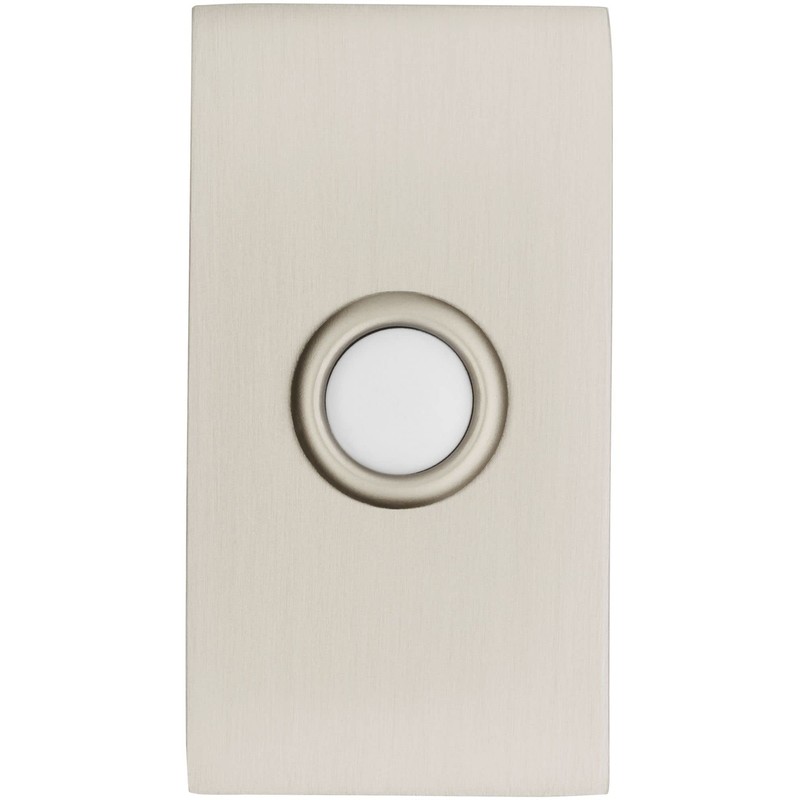 Baldwin 4863 3" x 1-1/2" Illuminated Rectangular Door Bell from