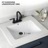 Yodel Faucet Bathroom Sink Drain with Overflow - Big Cap